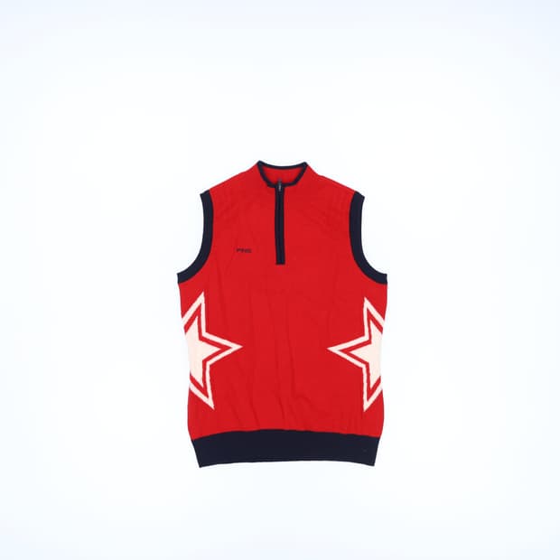 [95] 핑 골프 여성 울 니트조끼 베스트 1230H1