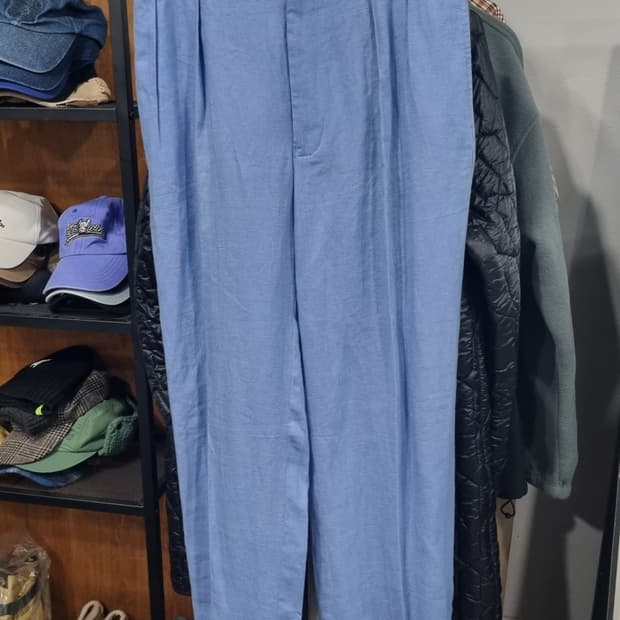 90's Polo Ralph Lauren (두산) 린넨바지 허리31~32