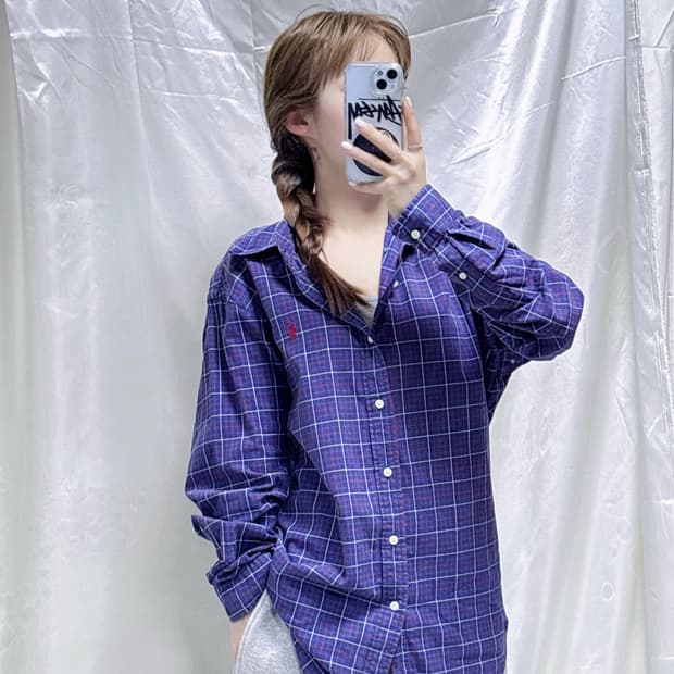 폴로 랄프로렌 레드포니 체크셔츠 