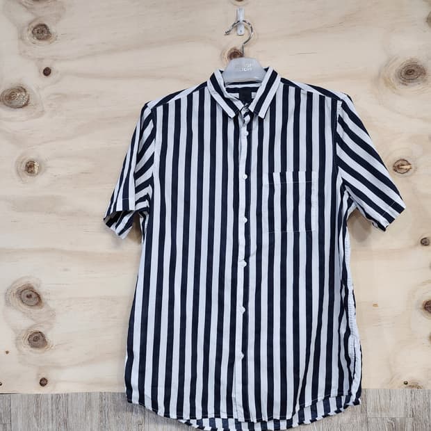 1122) 에이치엔엠 스트라이프 면 셔츠