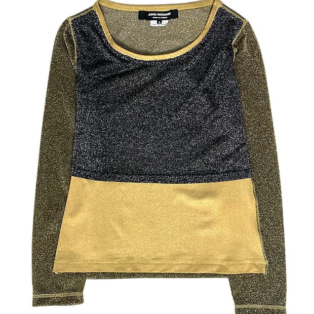 Junya Watanabe 레이어드 글리터 탑