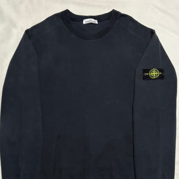 3XL 스톤아일랜드 패치와펜 블랙 맨투맨