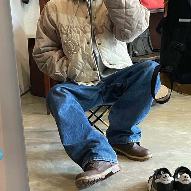 90년대  Majestic 누빔 점퍼 애틀란타 브레이브스 L