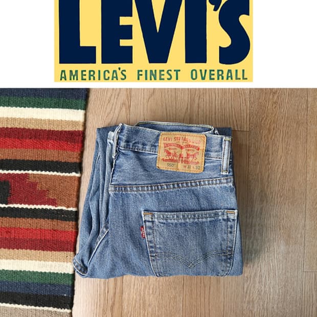  LEVIS 리바이스 550 데님 30사이즈 추천 세탁완료