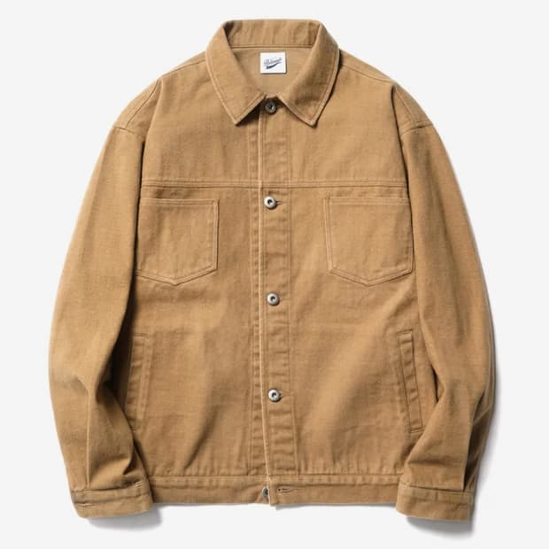 [M] 피치스킨 트윌 자켓 카멜