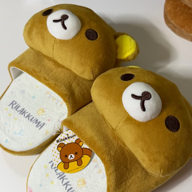 리락쿠마 룸슈즈 슬리퍼
