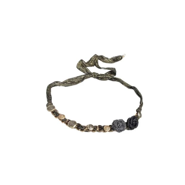 팁씨 gilded florale belt