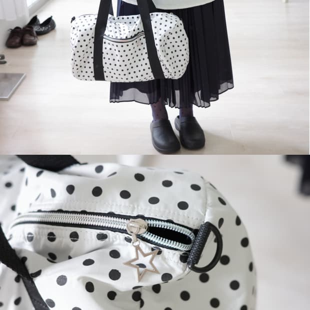 Dot star tote bag