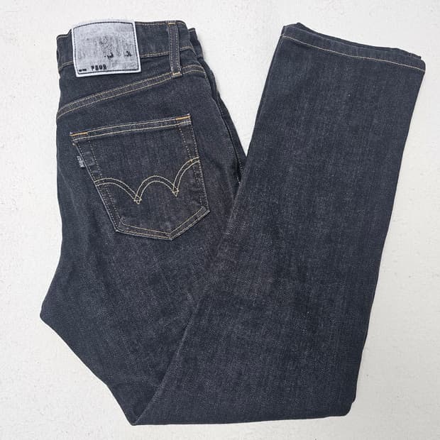 29 에드윈 F502 남자 데님 팬츠 블랙진