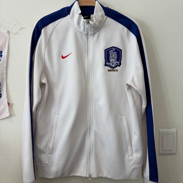 158. 나이키 축구 국가대표 화이트 트랙탑