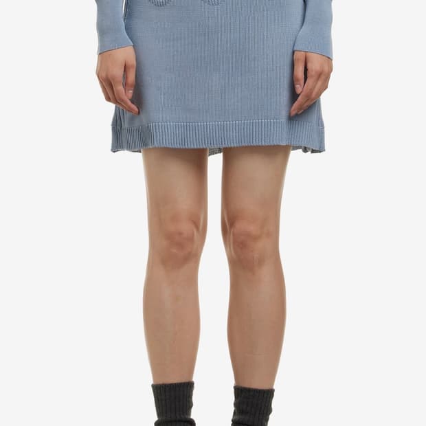 미스치프) Rhombus Knit Skirt M