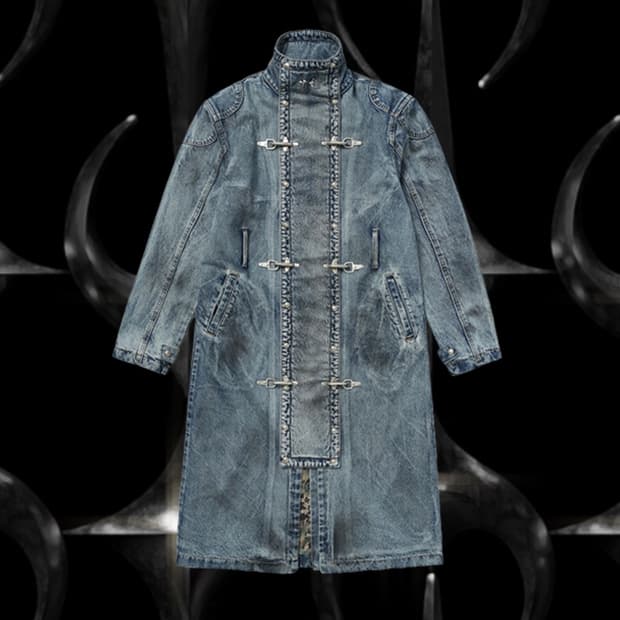 떠그클럽 데님 트렌치 코트 2사이즈