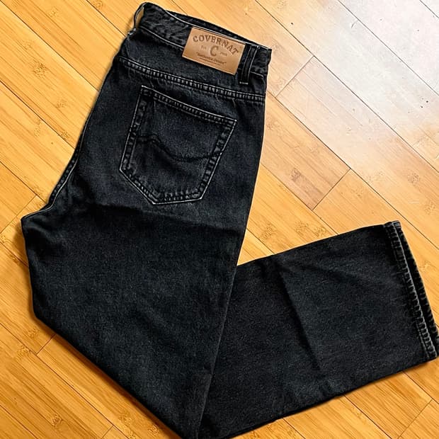 커버낫 블랙진 데님팬츠 X-LARGE