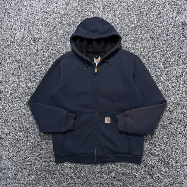 Name : 칼하트 써멀 박스로고 오버핏 후드집업 :) 