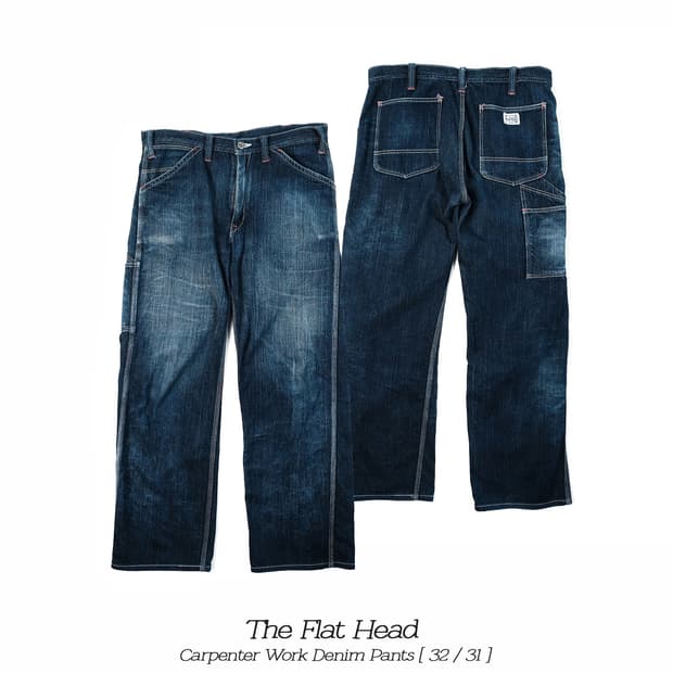 플랫헤드 카펜터 데님팬츠 32(31)사이즈