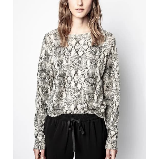 쟈딕앤볼테르 파이톤 캐시미어100 니트