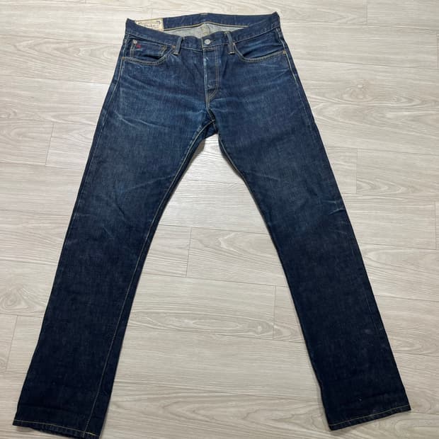 Polo Jeans 빈티지 셀비지 워싱진 32/32