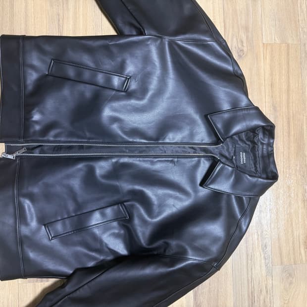 무신사 스탠다드 오버핏 가죽자켓