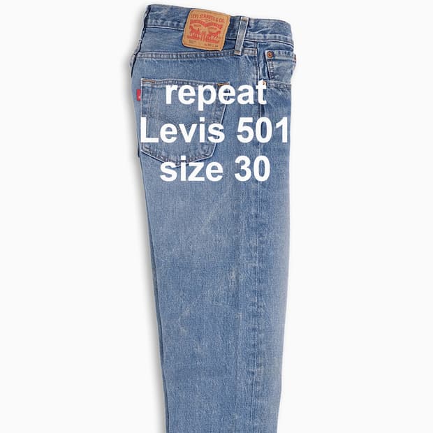 빈티지 리바이스 501 30 사이즈 LV5013083