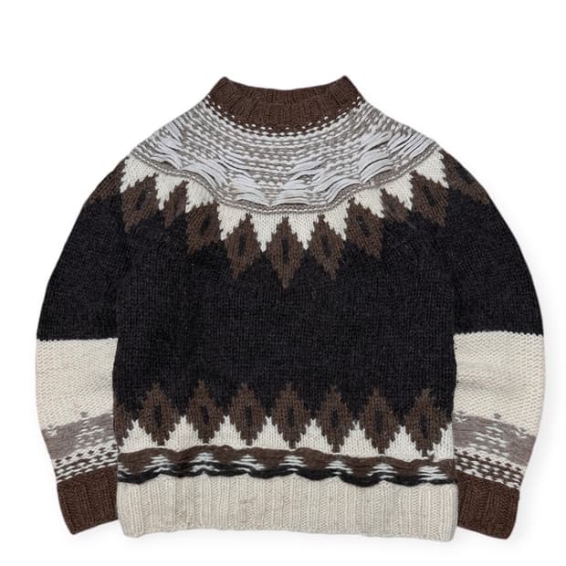 마르지엘라 h&m 노르딕 니트