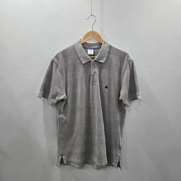 브룩스브라더스 피케 카라 스트라이프 반팔티 XL