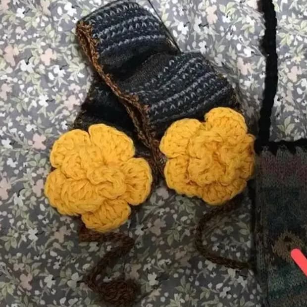 빈티지 귀마개 귀도리