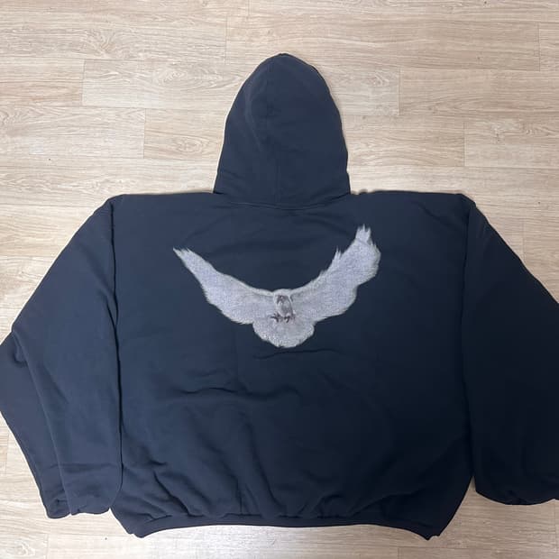 이지갭 도브 워시드블랙 후드티