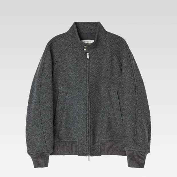 (새상품)애프터프레이 리가즈 해링턴 블루종 차콜