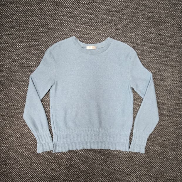 한섬 SJSJ 니트티 하늘색 모100%니트티