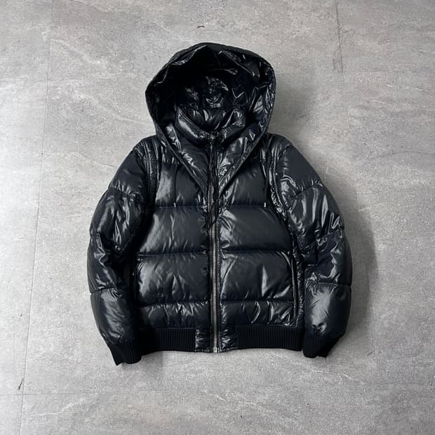디올 옴므 09fw 컨버터블 글로시 다운 자켓