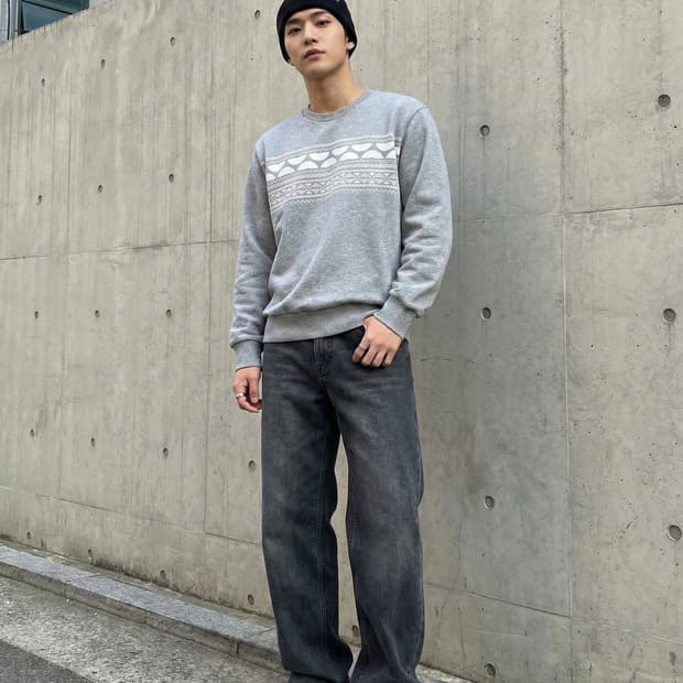 Carhartt WIP 칼하트 WIP Elias 에스닉 패턴 맨투맨