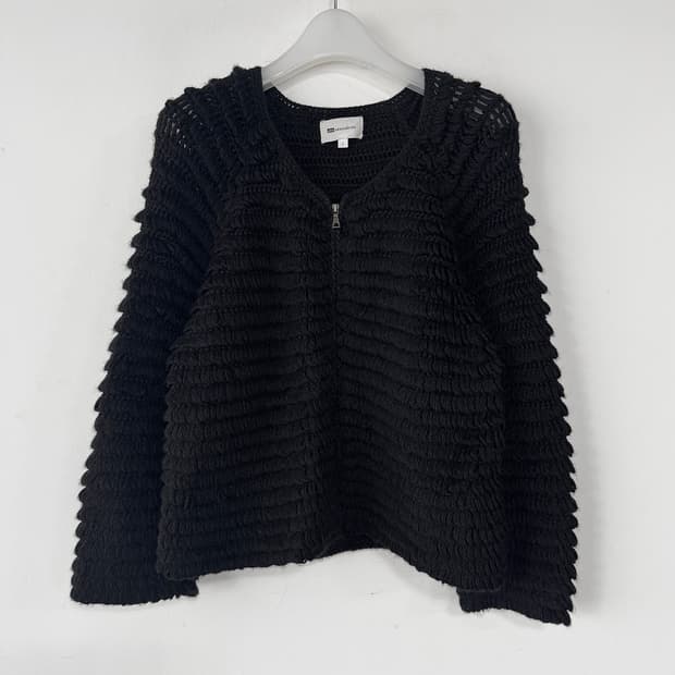 바네사브루노 아떼 울 니트 집업 가디건