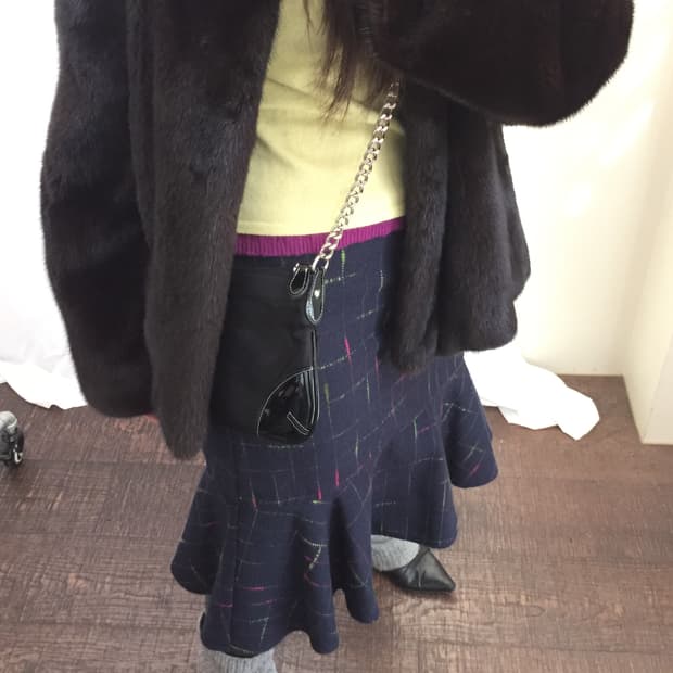 빈티지 머메이드 스커트