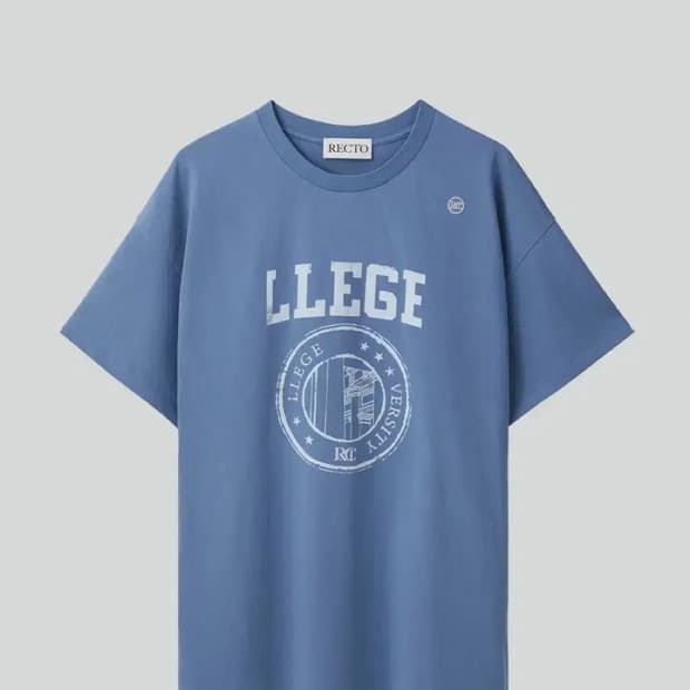 렉토(Recto) LLEGE 로고 반팔