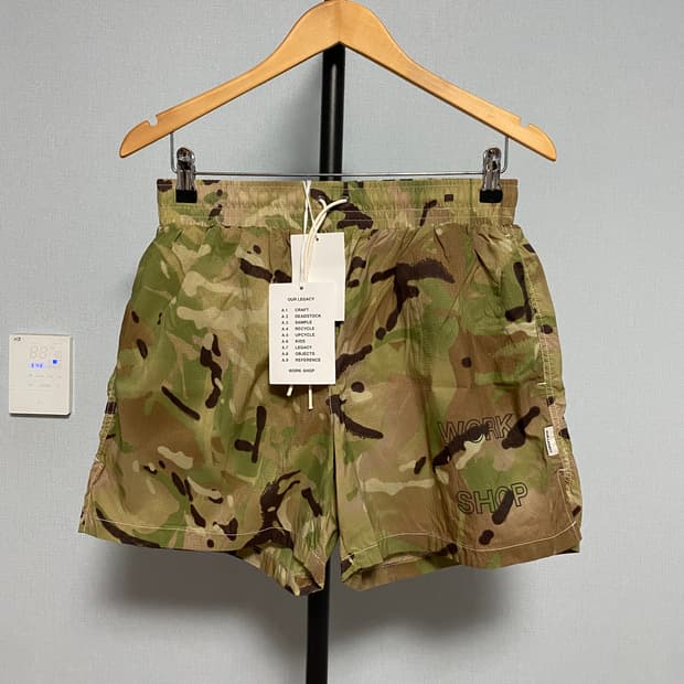 [46] 아워레가시 워크샵 러닝 쇼츠 립스탑 카모플라주