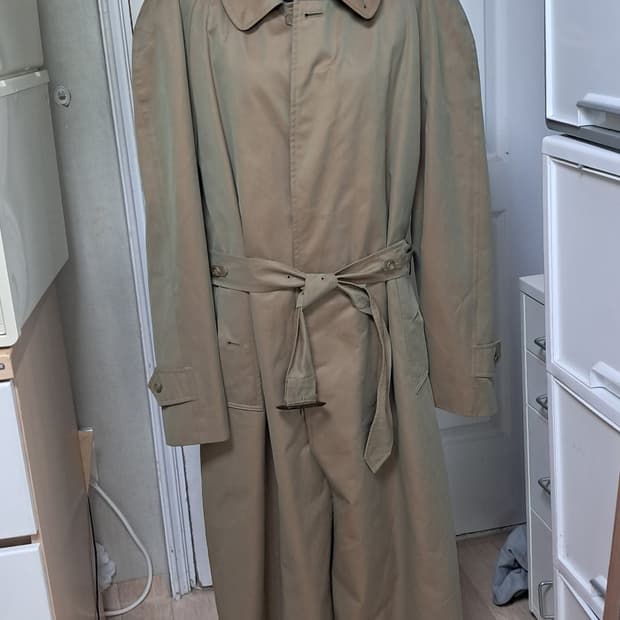 닥스 남성 빈티지 트렌치코트 약 105정도(모 내피 있음)