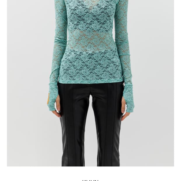 (택O) Kijun 기준 로즈 레이스 탑