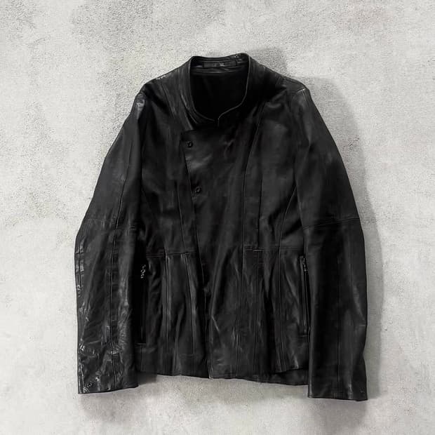 JULIUS FW 2011 'halo'Calf Leather Jacket