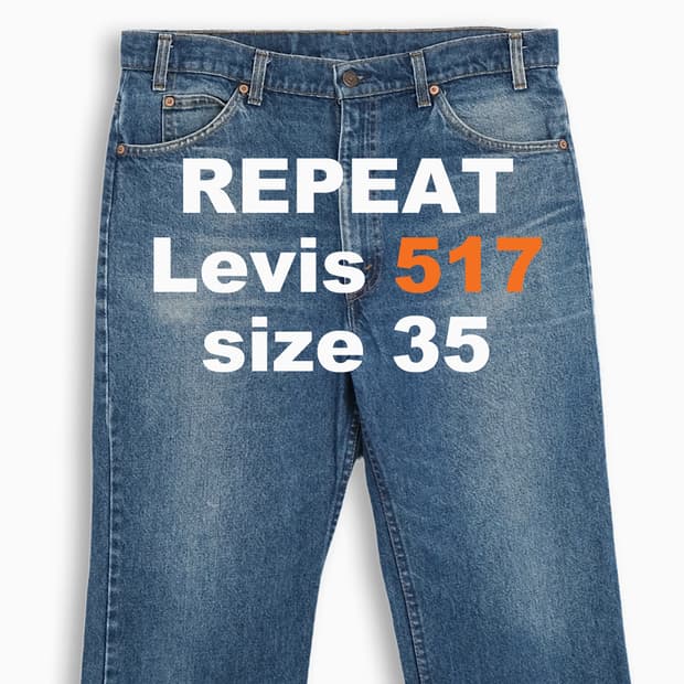 리바이스 517 오렌지탭 90sUSA OR5173664