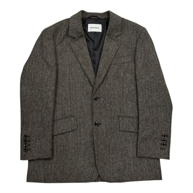 인사일런스 에이브러햄 문 트위드 블레이저 헤링본 자켓 M
