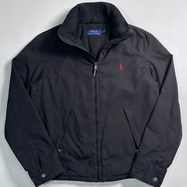 폴로 랄프 로렌 블랙 펠리 자켓