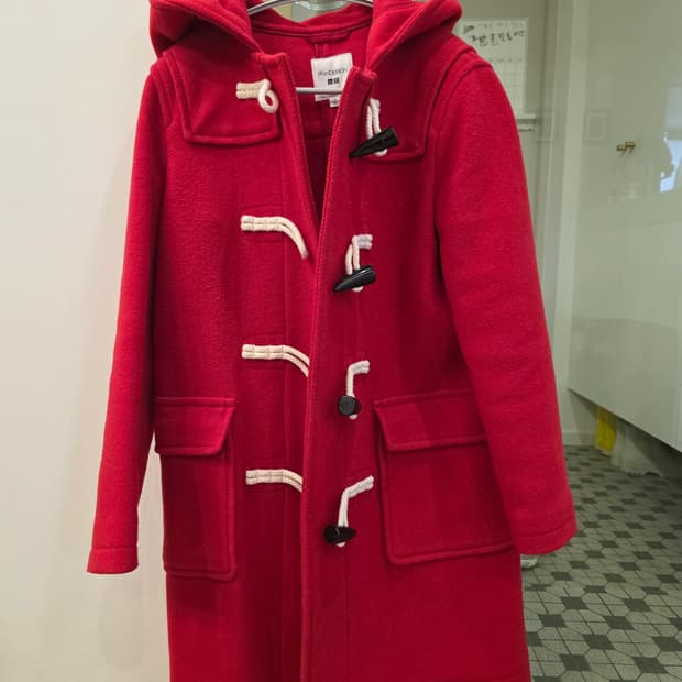 Jw Anderson 유니클로 레드 더플코트