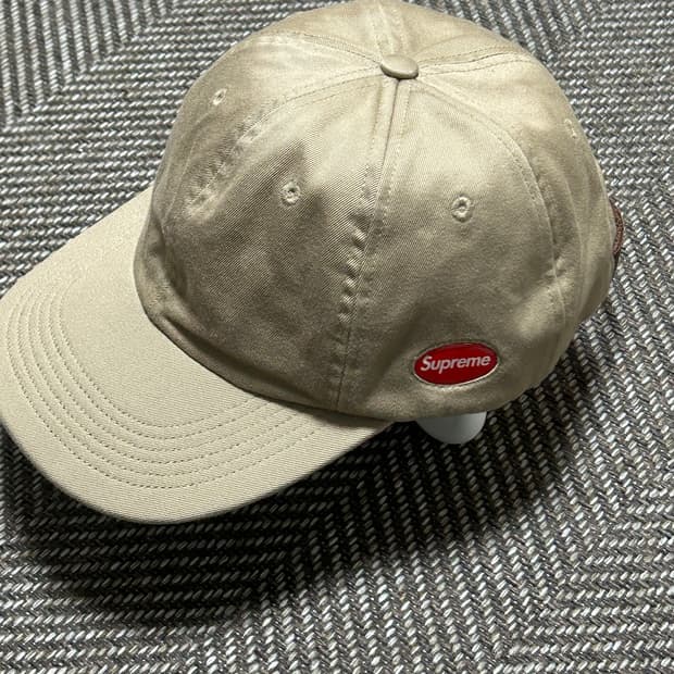 슈프림 베이지 볼캡