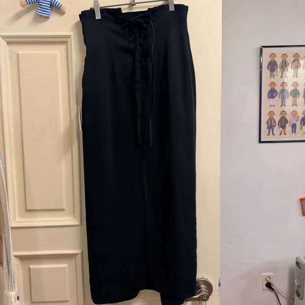 허리끈레이스 스커트