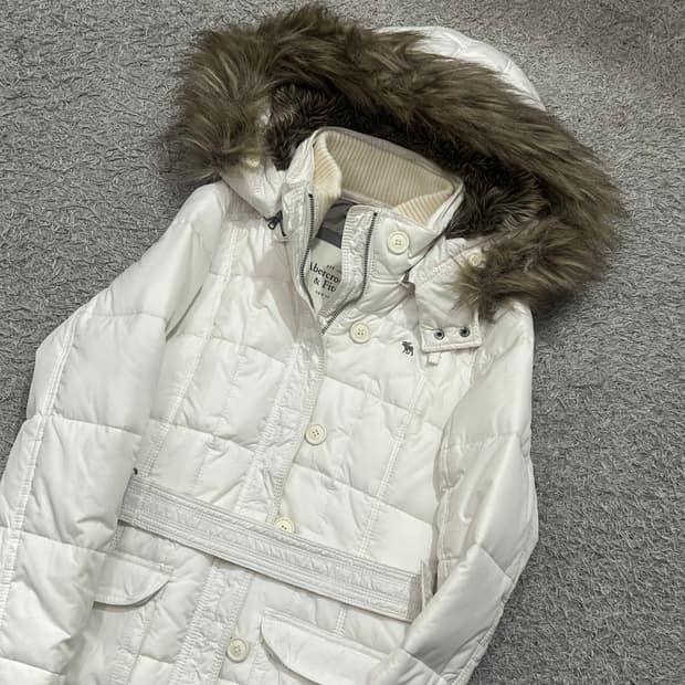 [우먼90] 아베크롬비 퍼 패딩