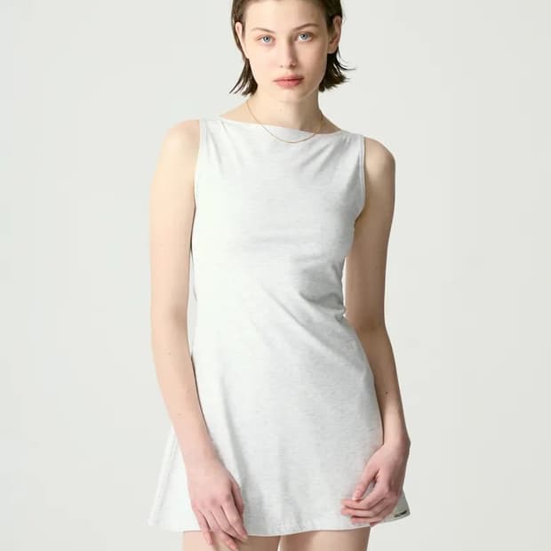 글로니 GIRLFRIEND MINI DRESS (GRAY)