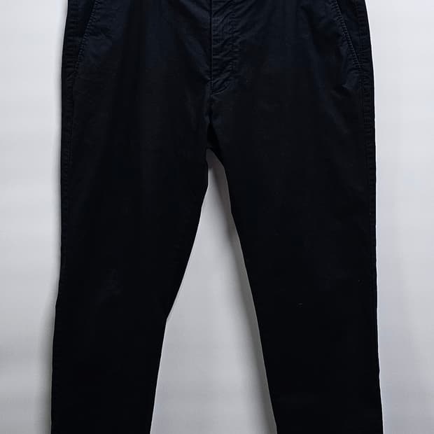 라코스테 테이퍼드핏 블랙 면바지 48 (34-35)