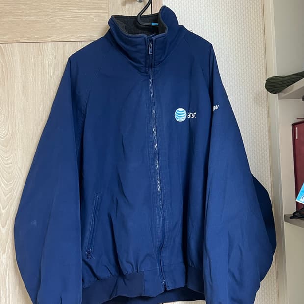 USA AT&T 워크자켓 플리스자켓 봄버자켓