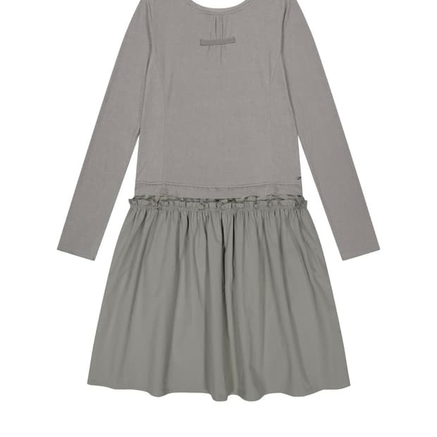 2WAY SHIRRING ONE PIECE LIGHT KHAKI
