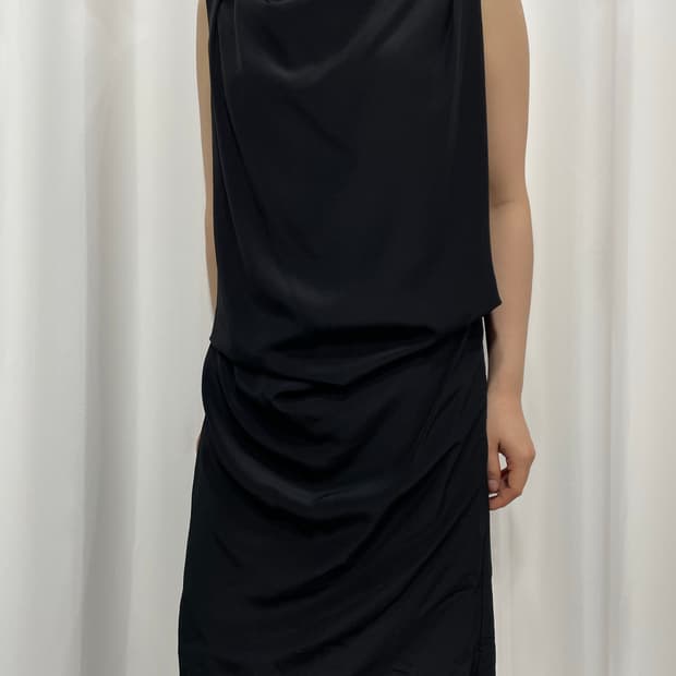 rope drape dress 